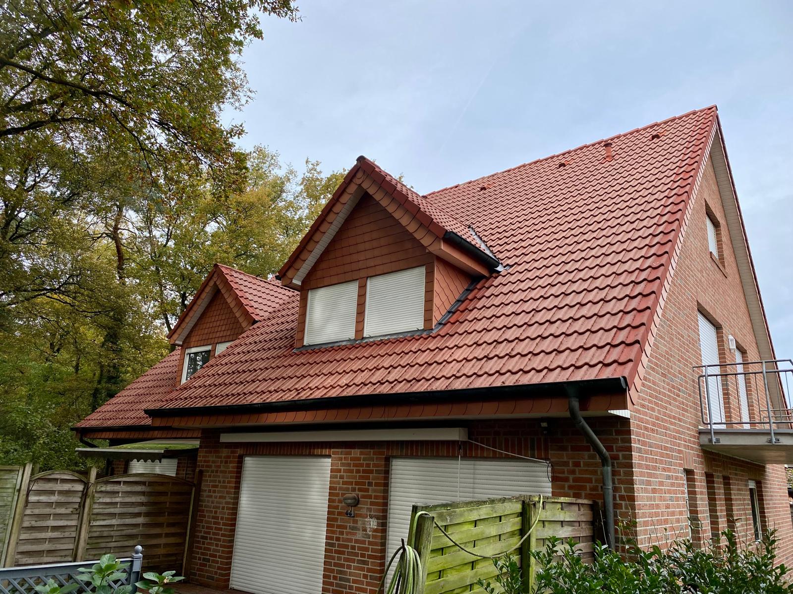 Gereinigtes Dach in NRW nach der Behandlung